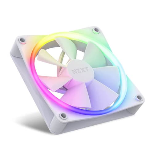 Nzxt F120 RGB 120mm White Cabinet Fan with RGB Controller (Triple Pack)